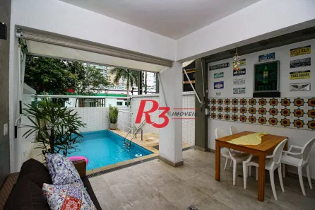 Casa de Condomínio com 4 Quartos à venda, 227m² no Ponta da Praia, Santos