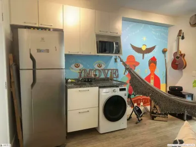 Apartamento com 1 Quarto para alugar, 48m² no Santo Amaro, São Paulo