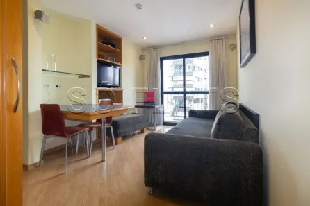 Flat com 1 Quarto para alugar, 32m² no Indianópolis, São Paulo