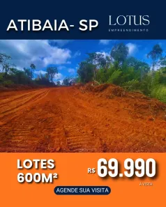 Lote/Terreno à venda, 600m² no Boa Vista, Atibaia