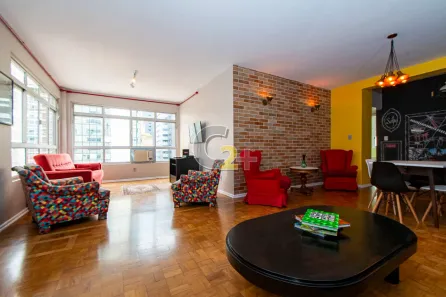 Apartamento com 3 Quartos para alugar, 150m² no Higienópolis, São Paulo
