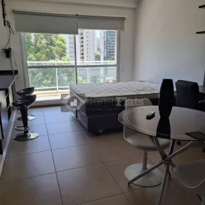 Apartamento com 1 Quarto para alugar, 36m² no Brooklin Paulista, São Paulo