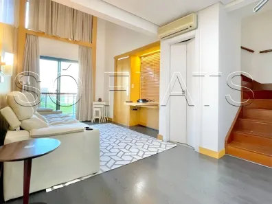 Flat com 1 Quarto para alugar, 42m² no Moema, São Paulo