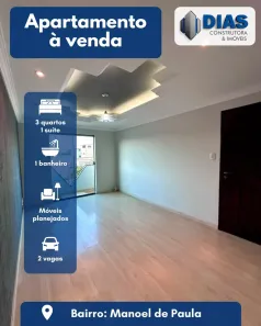 Apartamento com 3 Quartos à venda, 110m² no Manoel de Paula, Conselheiro Lafaiete