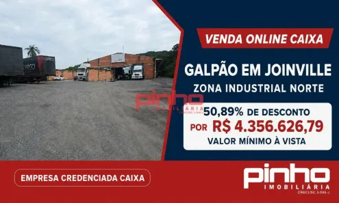 Galpão/Depósito/Armazém à venda, 2048m² no Zona Industrial Norte, Joinville