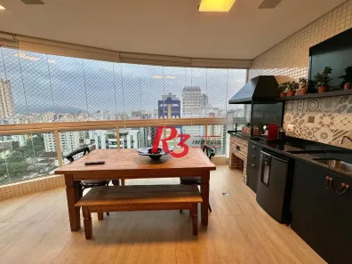 Apartamento com 3 Quartos à venda, 124m² no Boqueirão, Santos