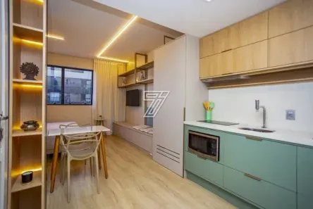 Apartamento com 1 Quarto à venda, 28m² no Água Verde, Curitiba