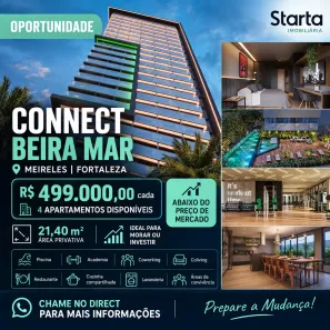 Apartamento com 1 Quarto à venda, 21m² no Joaquim Távora, Fortaleza