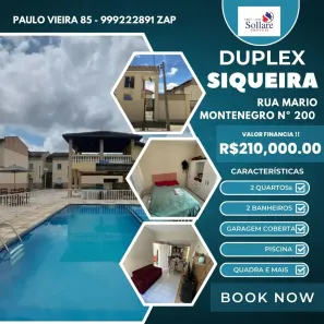Casa de Condomínio com 2 Quartos à venda, 65m² no Siqueira, Fortaleza