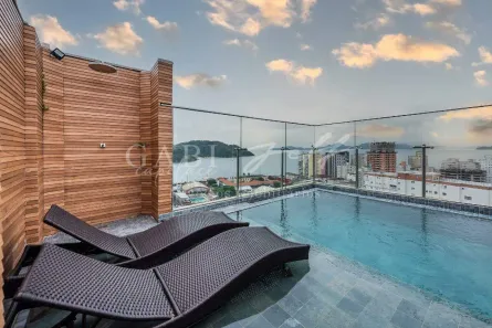 Cobertura com 2 Quartos à venda, 256m² no Ponta da Praia, Santos