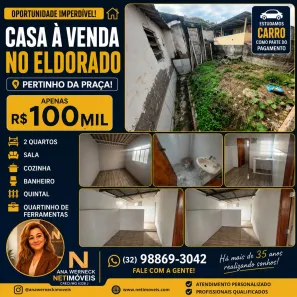 Casa com 2 Quartos à venda, 80m² no Eldorado, Juiz de Fora