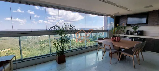 Apartamento com 4 Quartos para alugar, 260m² no Piemonte, Nova Lima