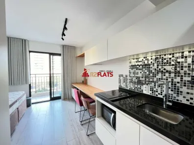 Apartamento com 1 Quarto para alugar, 26m² no Indianópolis, São Paulo