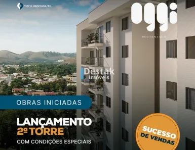 Apartamento com 2 Quartos à venda, 50m² no São Luiz, Volta Redonda