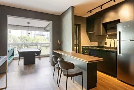 Apartamento com 1 Quarto para alugar, 62m² no Vila Nova Conceição, São Paulo
