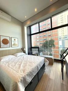 Apartamento com 1 Quarto para alugar, 26m² no Pinheiros, São Paulo