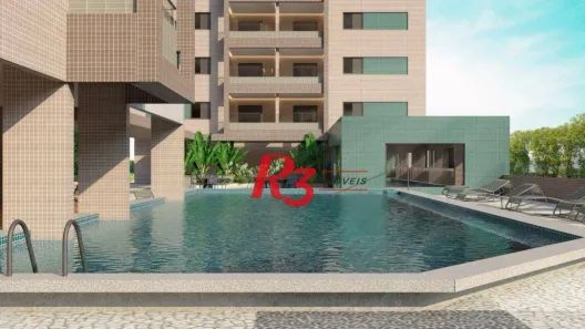 Apartamento com 2 Quartos à venda, 93m² no Canto do Forte, Praia Grande