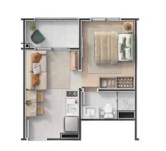 Apartamento com 1 Quarto à venda, 26m² no Vila Sônia, São Paulo