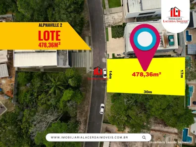 Lote/Terreno à venda, 478m² no Ponta Negra, Manaus