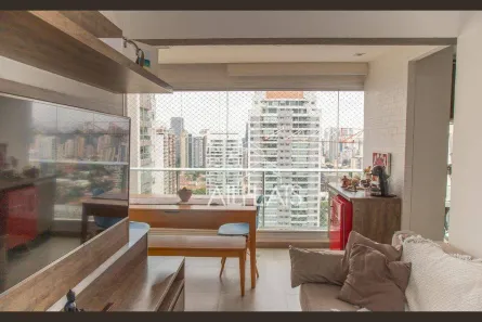Apartamento com 1 Quarto à venda, 50m² no Cidade Monções, São Paulo