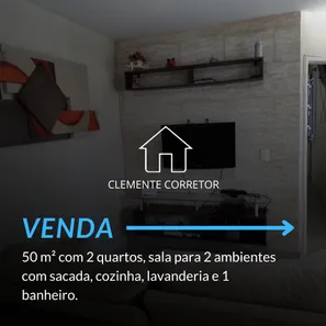 Apartamento com 2 Quartos à venda, 50m² no Mandaqui, São Paulo