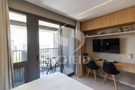 Flat com 1 Quarto à venda, 27m² no Brooklin Paulista, São Paulo