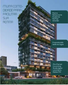 Flat com 1 Quarto à venda, 25m² no Tambauzinho, João Pessoa