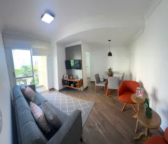 Apartamento com 2 Quartos para alugar, 64m² no Jardim, Santo André