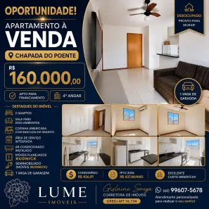 Apartamento com 2 Quartos à venda, 44m² no Centro-Sul, Várzea Grande