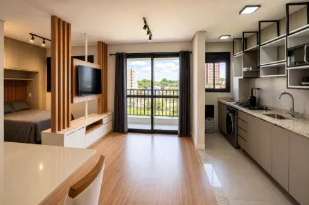 Apartamento com 1 Quarto à venda, 45m² no Gleba Fazenda Palhano, Londrina