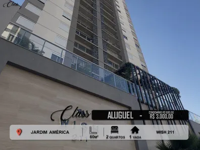 Apartamento com 2 Quartos para alugar, 60m² no Jardim América, Goiânia