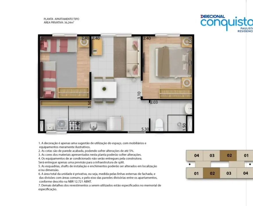 CONQUISTA PAULISTA RESIDENCE no Maranguape I, Paulista