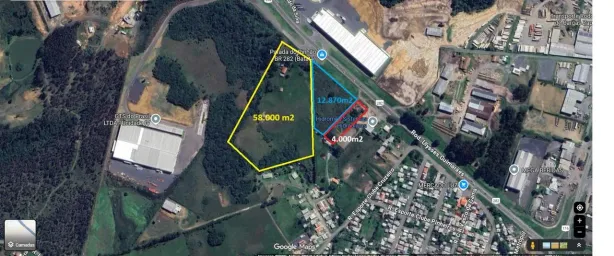 Lote/Terreno à venda, 58000m² no Santa Mônica, Lages