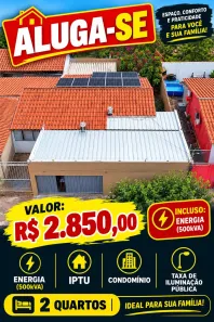 Casa com 2 Quartos para alugar, 180m² no Nova Conquista, Cuiabá