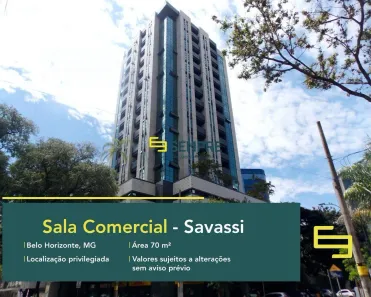 Sala Comercial à venda, 116m² no Savassi, Belo Horizonte