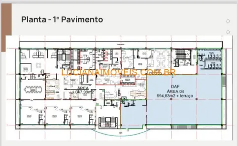 Sala Comercial para alugar, 594m² no Residencial Sol Nascente, São Paulo