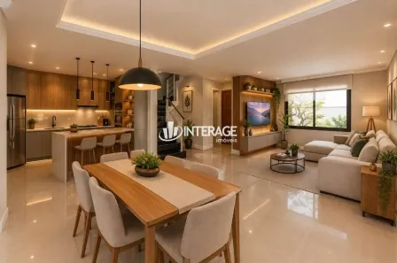 Casa de Condomínio com 3 Quartos à venda, 93m² no Abranches, Curitiba