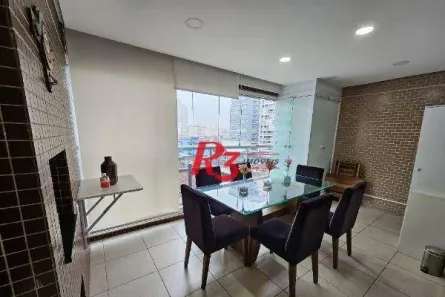Apartamento com 3 Quartos à venda, 87m² no Pompéia, Santos