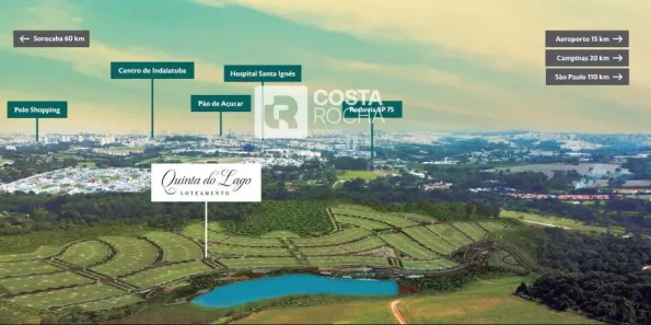 Lote/Terreno à venda, 579m² no Colinas do Mosteiro de Itaici, Indaiatuba