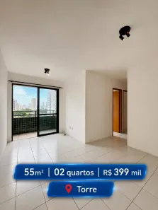 Apartamento com 2 Quartos à venda, 55m² no Torre, Recife
