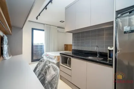 Apartamento com 1 Quarto para alugar, 22m² no Centro, Curitiba