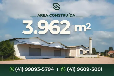 Galpão/Depósito/Armazém para alugar, 3962m² no Rio Pequeno, São José dos Pinhais