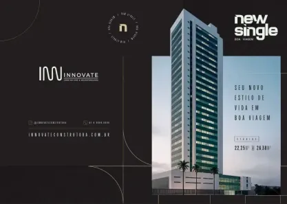 Apartamento com 1 Quarto à venda, 22m² no Boa Viagem, Recife