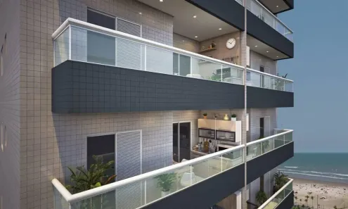 Apartamento com 2 Quartos à venda, 58m² no Aviação, Praia Grande