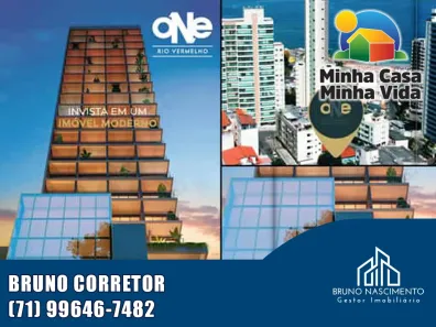 Apartamento com 1 Quarto à venda, 22m² no Rio Vermelho, Salvador