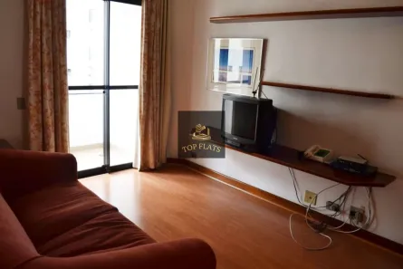 Flat com 1 Quarto para alugar, 45m² no Itaim Bibi, São Paulo