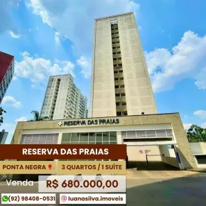 Apartamento com 3 Quartos à venda, 135m² no Ponta Negra, Manaus