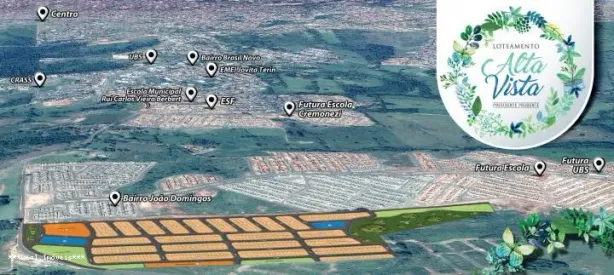 Lote/Terreno à venda, 160m² no Residencial Alta Vista I, Presidente Prudente