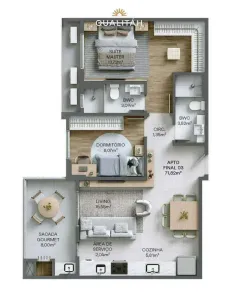 Apartamento com 2 Quartos à venda, 72m² no Vila Operária, Itajaí
