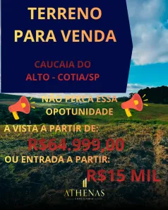 Lote/Terreno à venda, 500m² no Jardim Japão (Caucaia do Alto), Cotia
